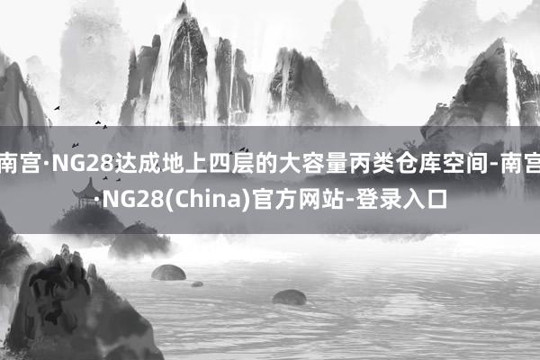 南宫·NG28达成地上四层的大容量丙类仓库空间-南宫·NG28(China)官方网站-登录入口