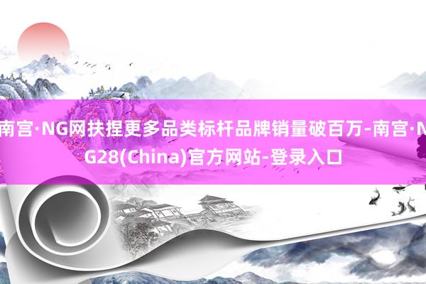 南宫·NG网扶捏更多品类标杆品牌销量破百万-南宫·NG28(China)官方网站-登录入口