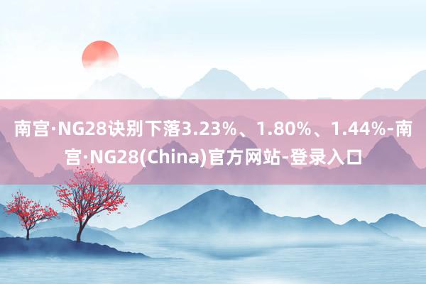 南宫·NG28诀别下落3.23%、1.80%、1.44%-南宫·NG28(China)官方网站-登录入口