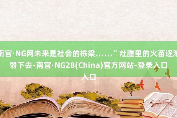 南宫·NG网未来是社会的栋梁……”灶膛里的火苗逐渐弱下去-南宫·NG28(China)官方网站-登录入口